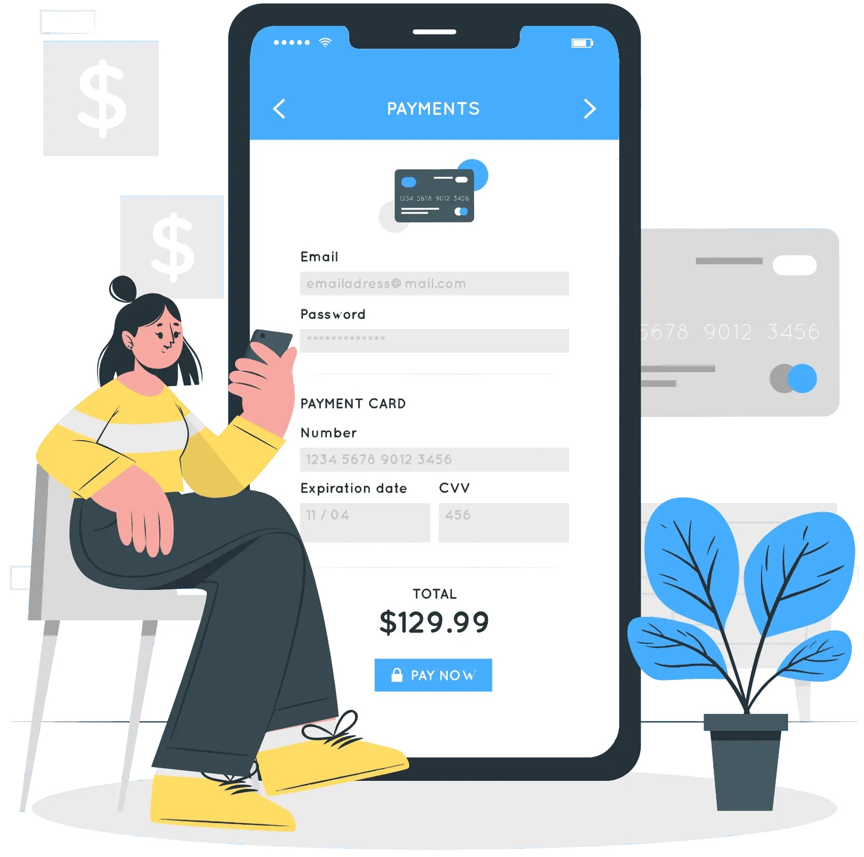 integrated payment gateway to accept online payment from students
